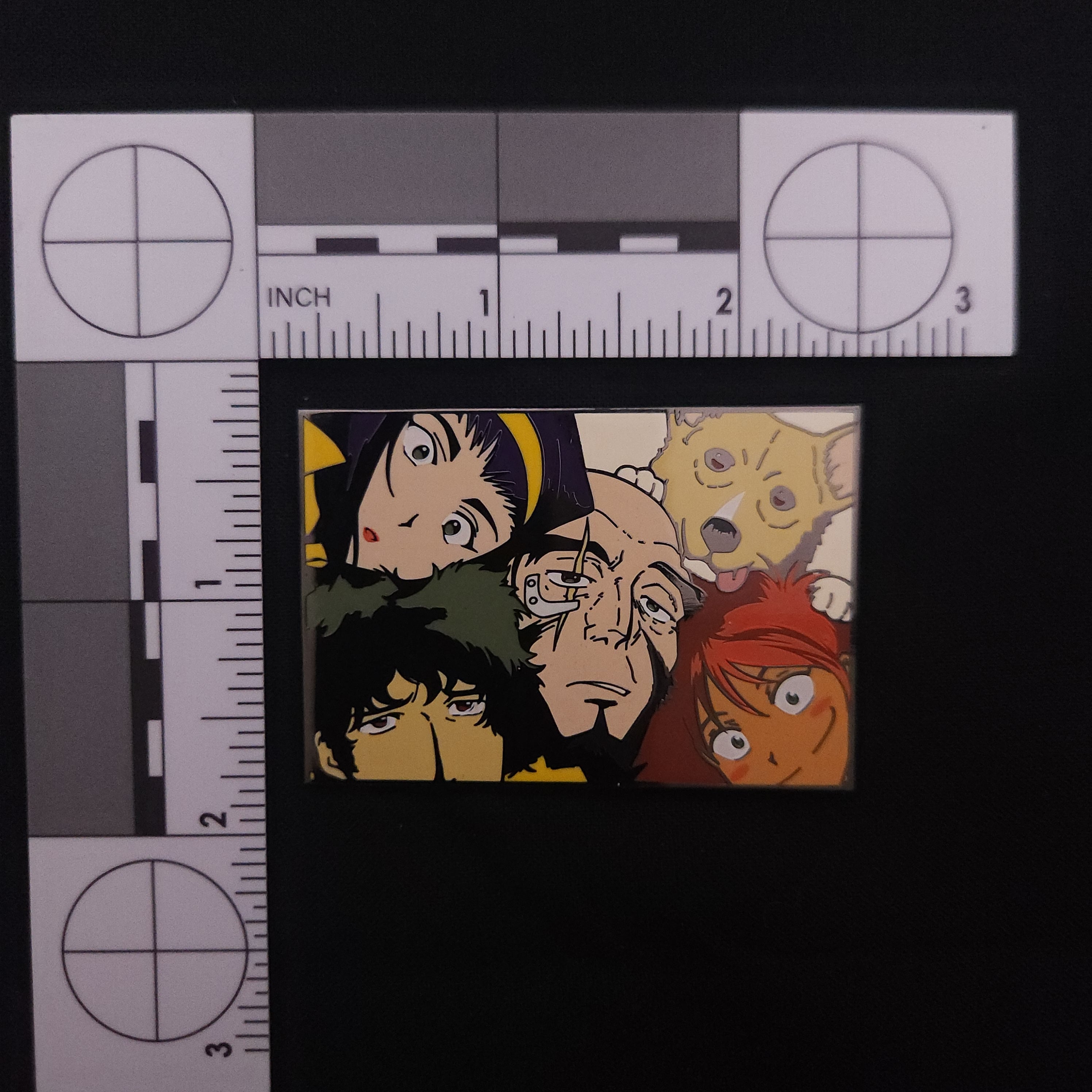 Cowboy Bebop Main Cast Faces Pin