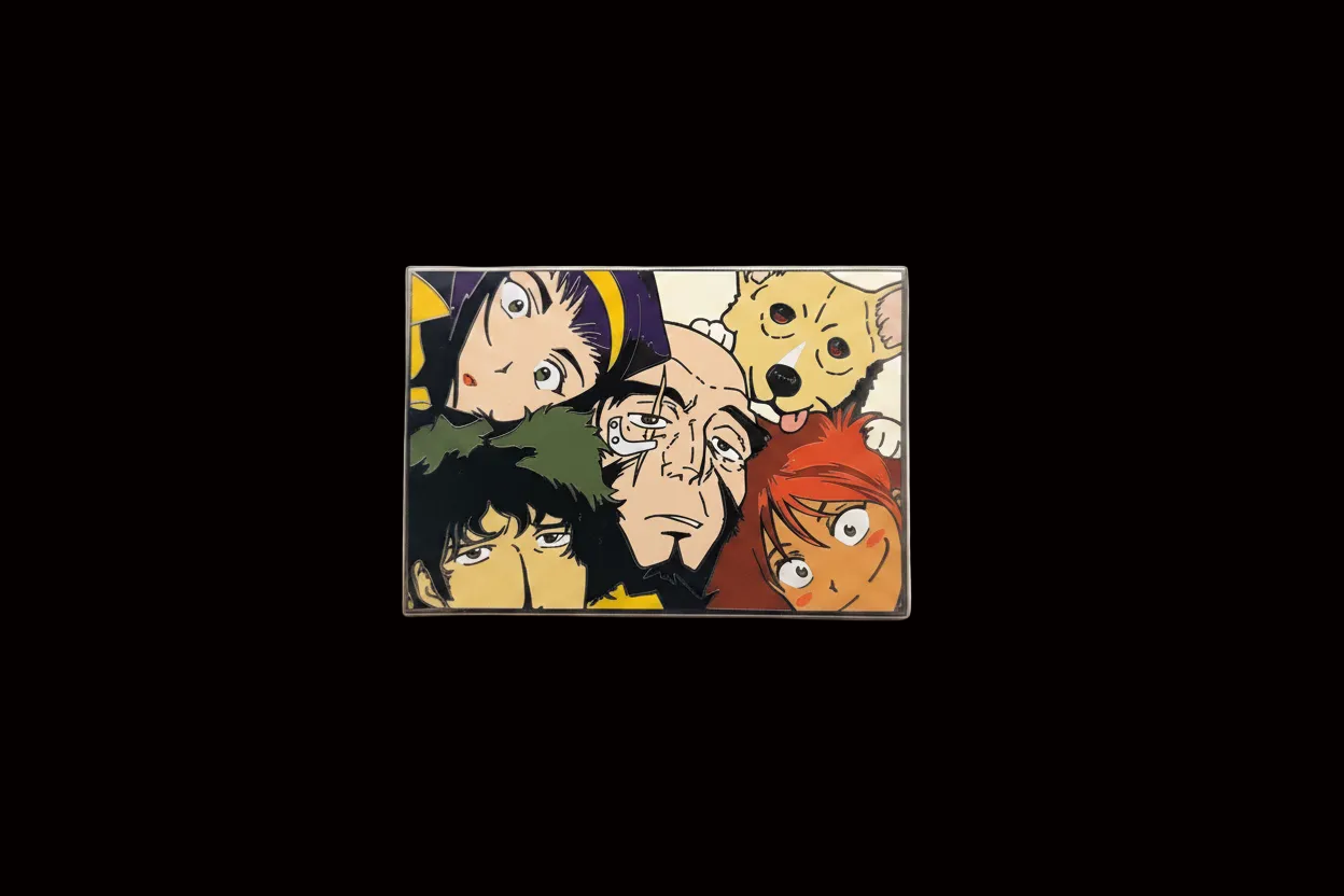 Cowboy Bebop Main Cast Faces Pin