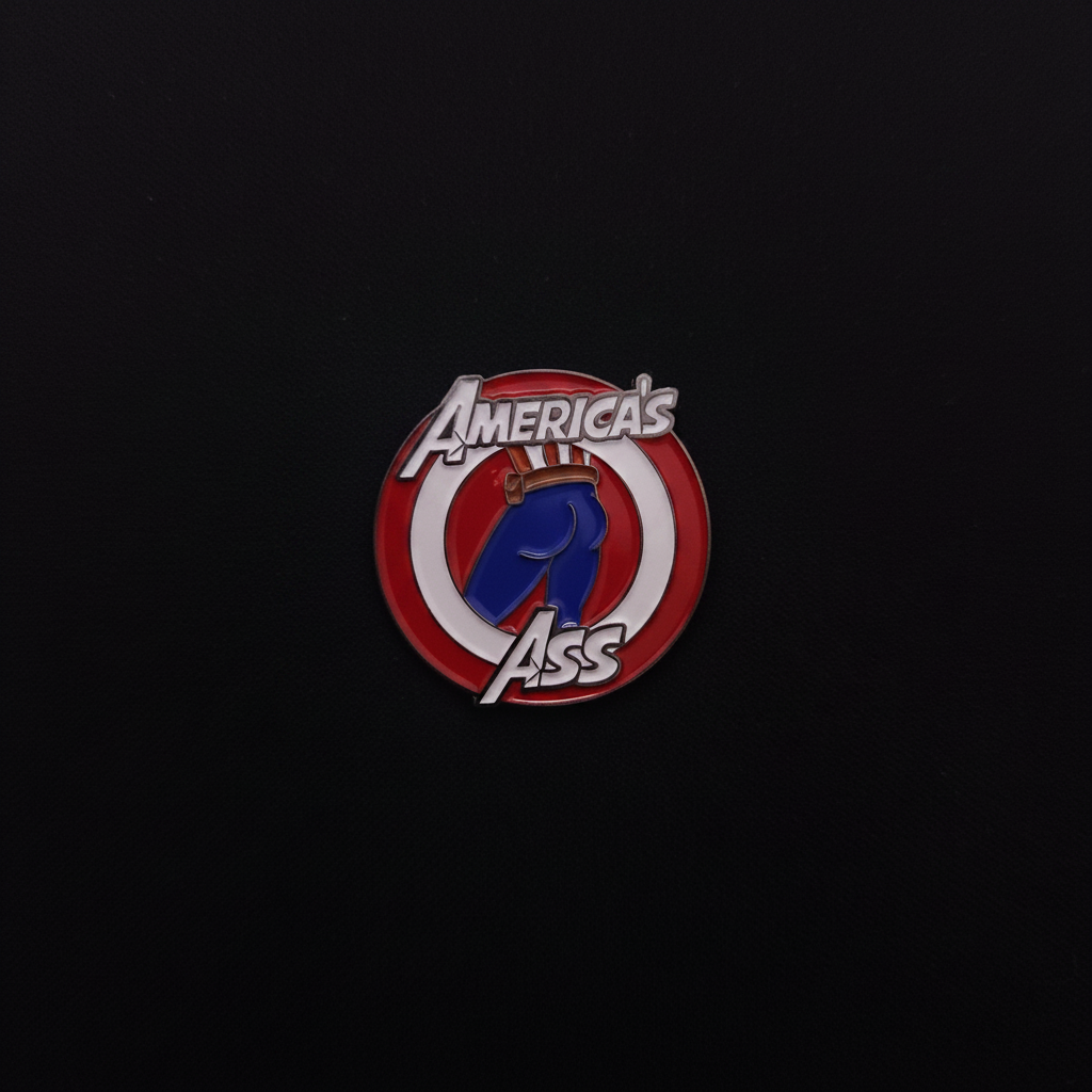 Marvel America's Ass Pin