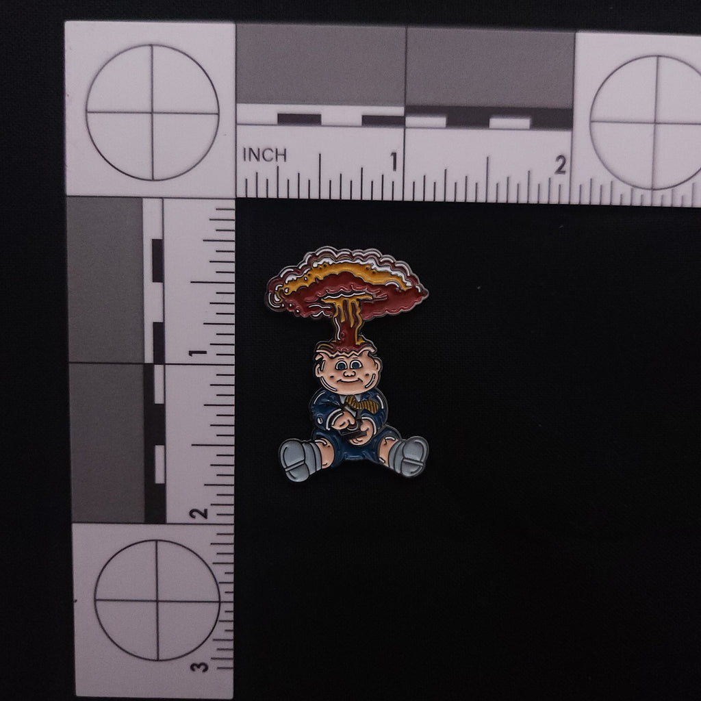 Garbage Pail Kids Adam Bomb Pin