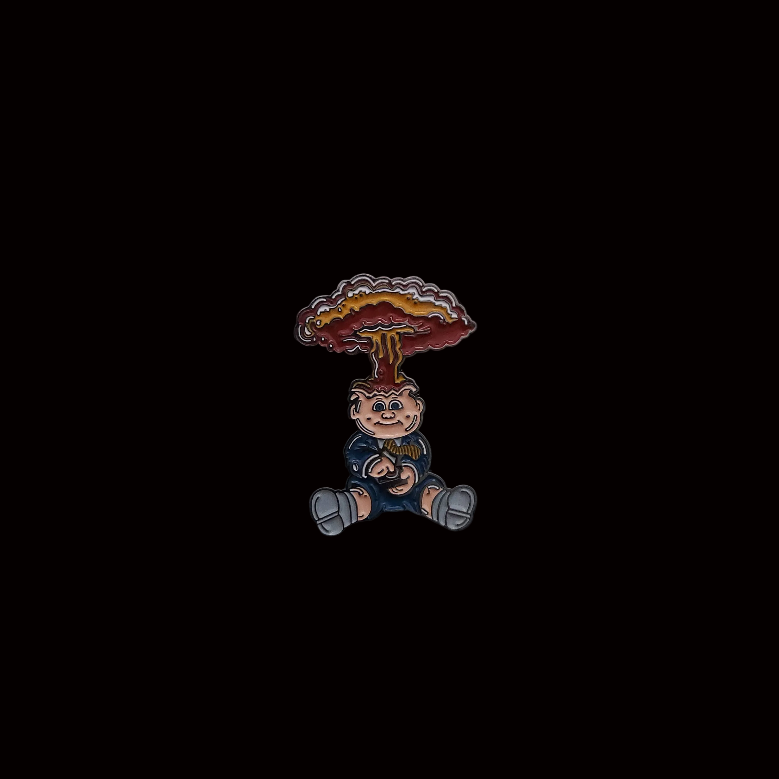 Garbage Pail Kids Adam Bomb Pin