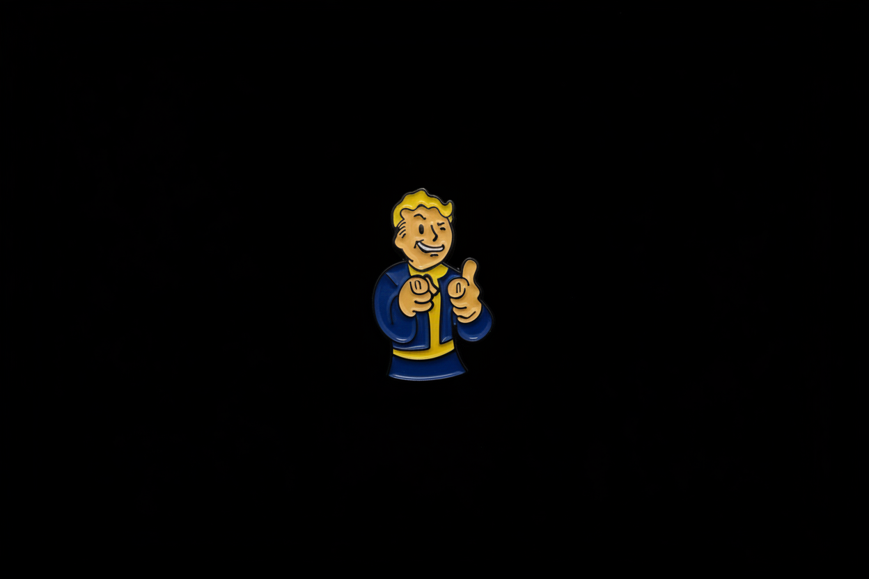 Fallout Vault Boy Thumbs Up Pin