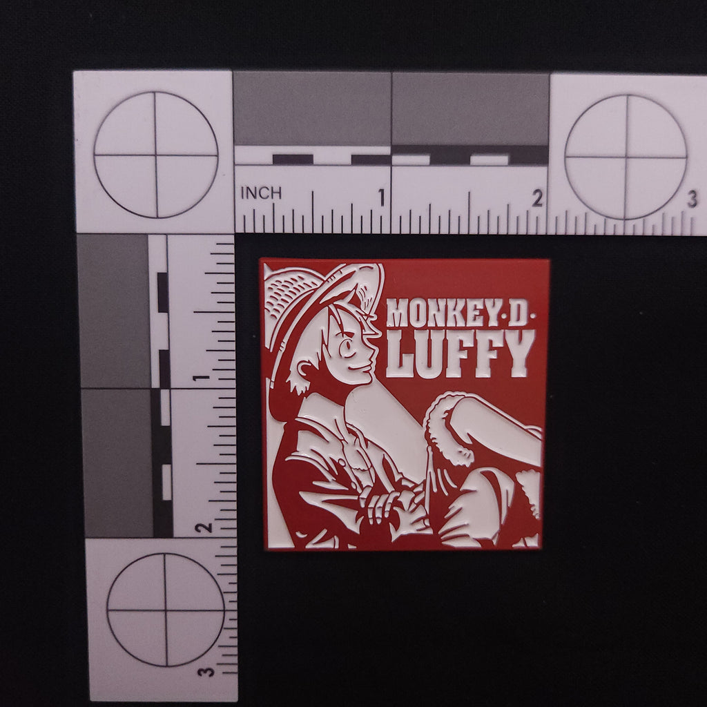 One Piece Luffy Red Pin