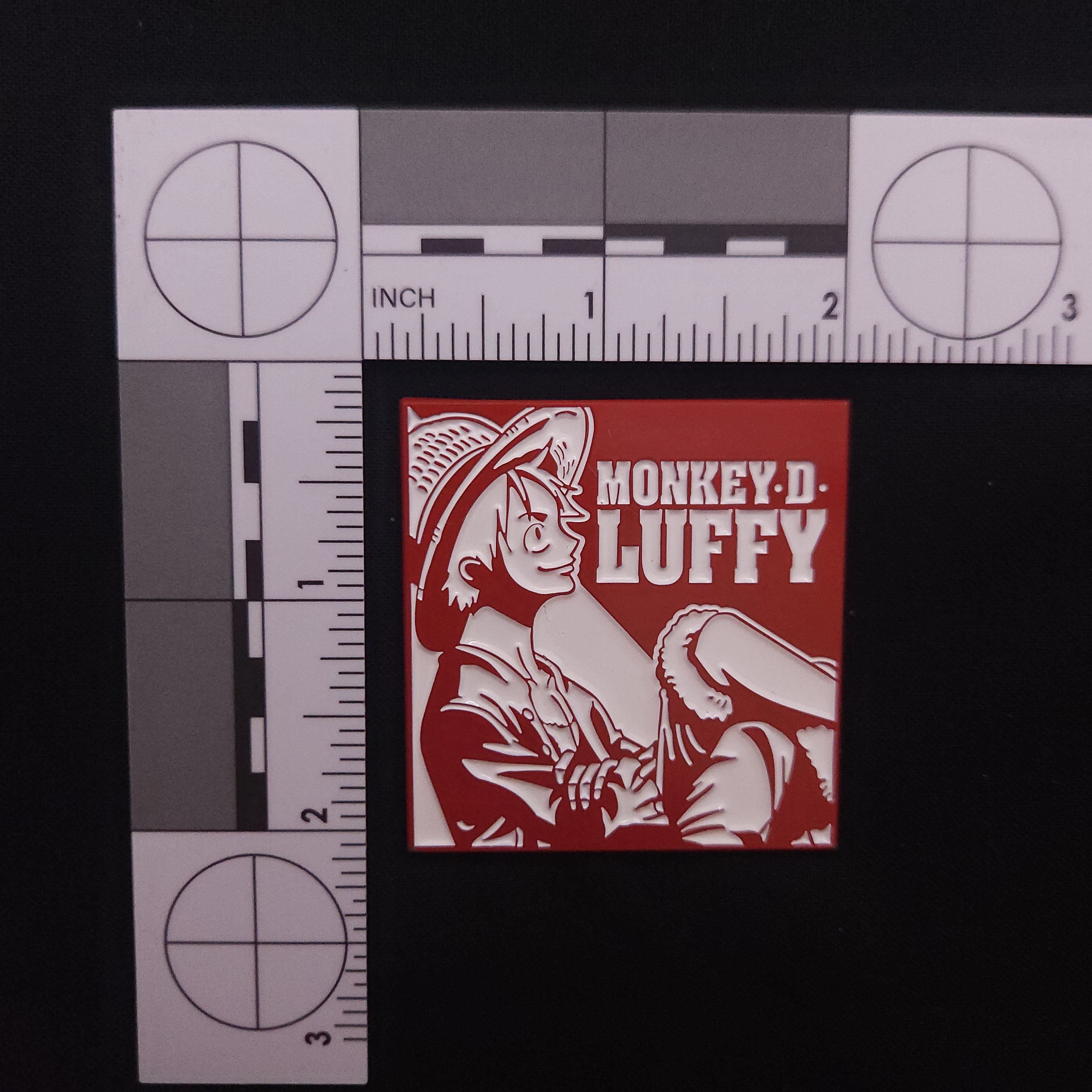 One Piece Luffy Red Pin