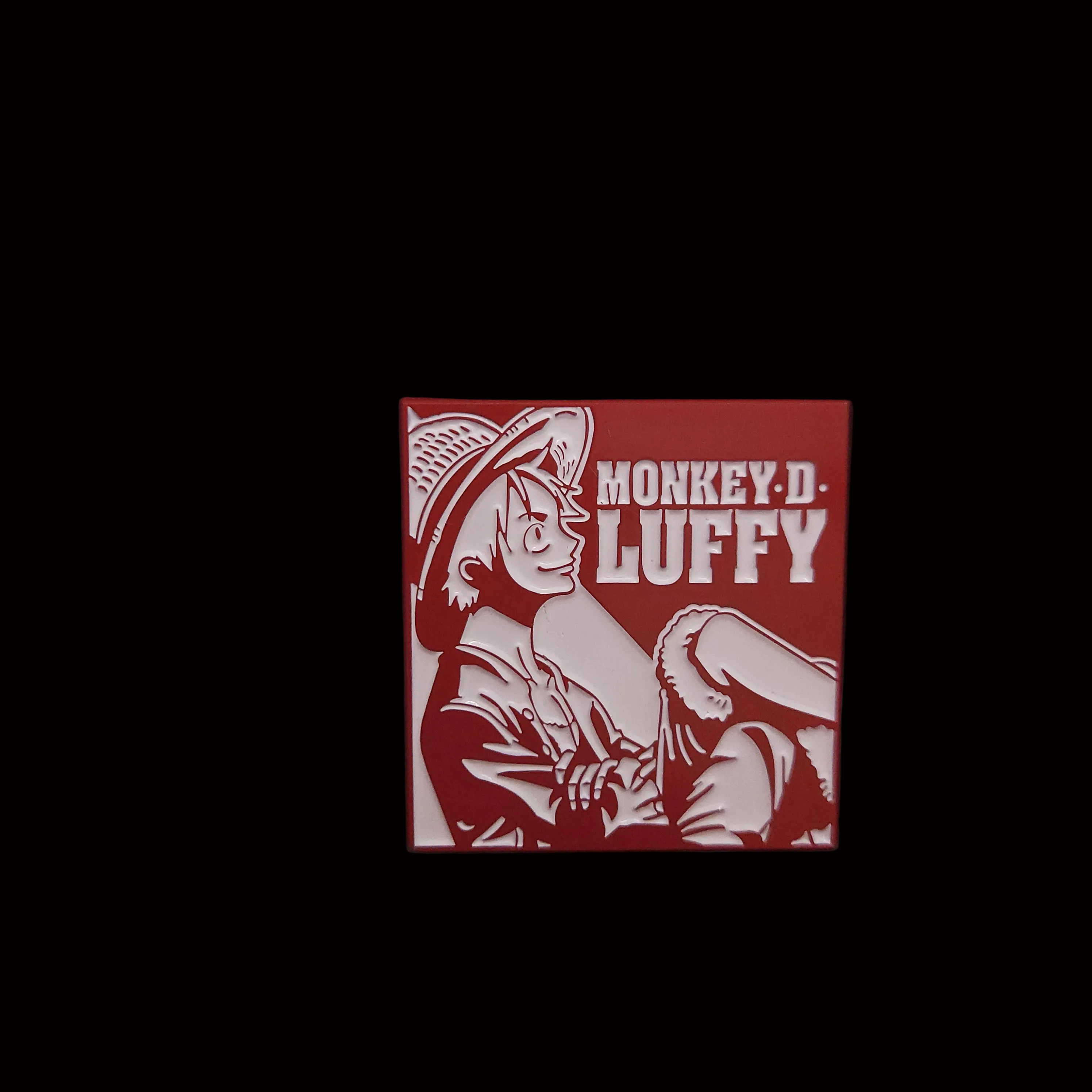 One Piece Luffy Red Pin