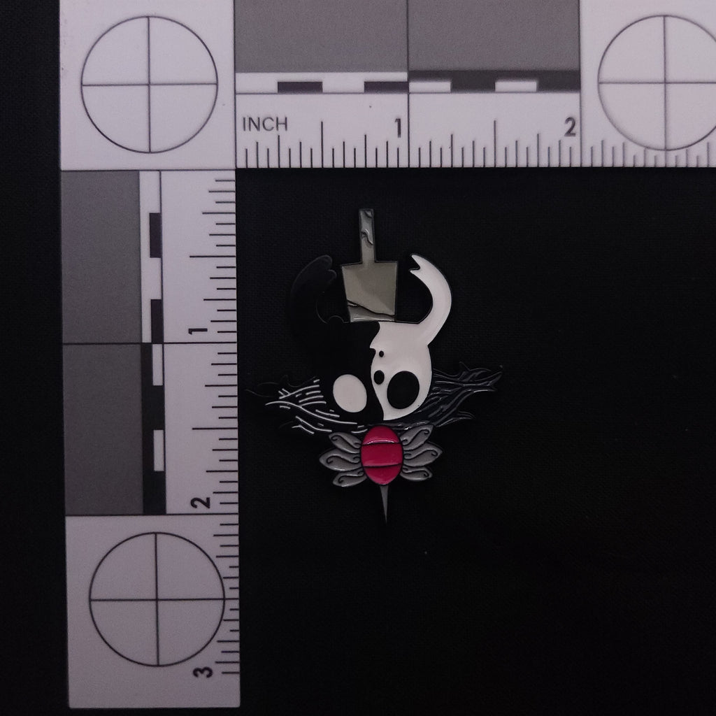 Hollow Knight White and Black Pin