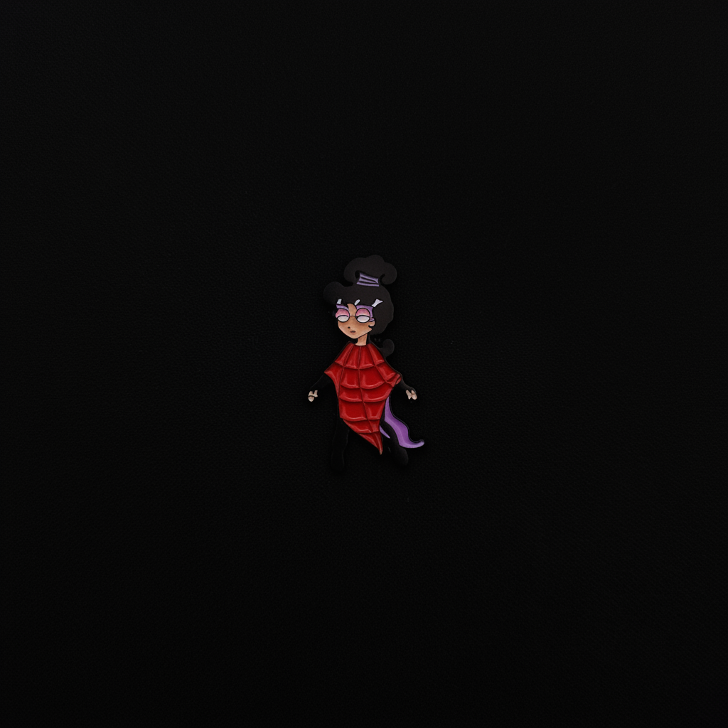 Beetlejuice Animated Lydia Pin