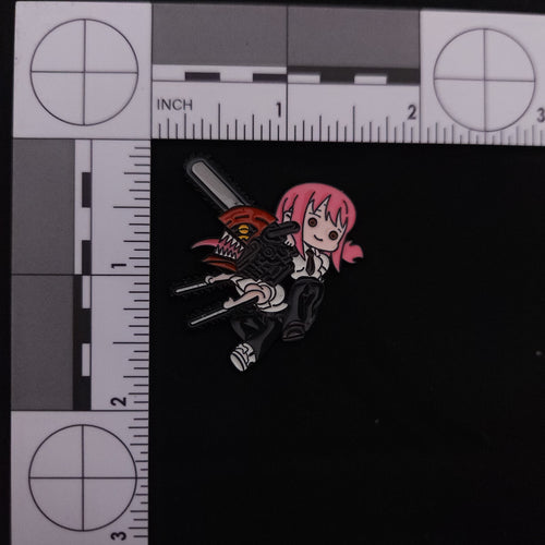 Chainsaw Man Chainsaw Demon and Maki Pin