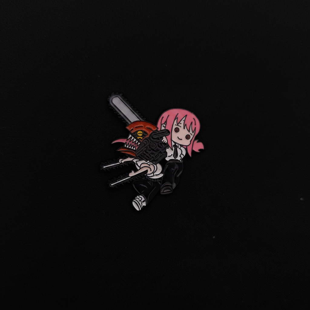 Chainsaw Man Chainsaw Demon and Maki Pin