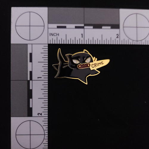 Cats Cat Crime Pin