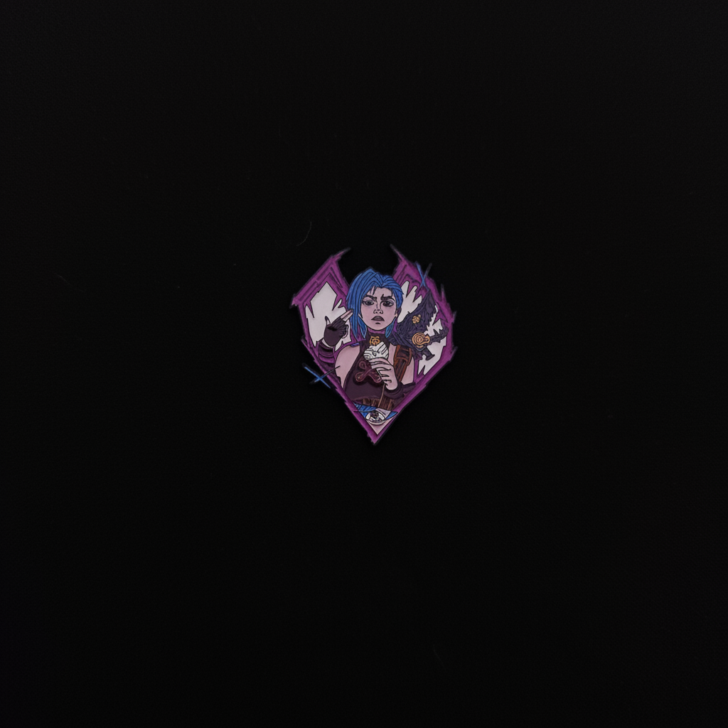 Arcane Jinx Heart Pin