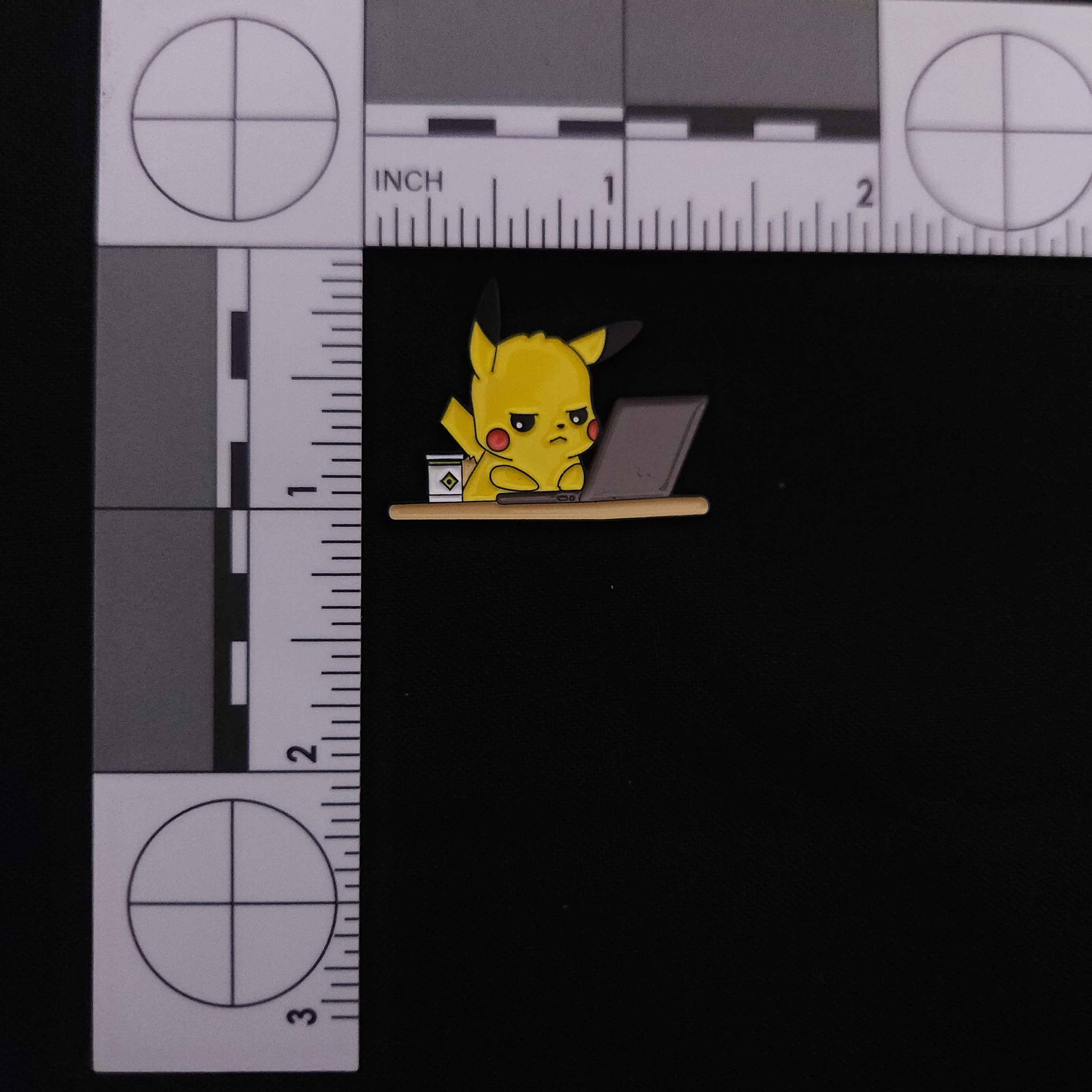 Pokemon Office Pikachu Pin