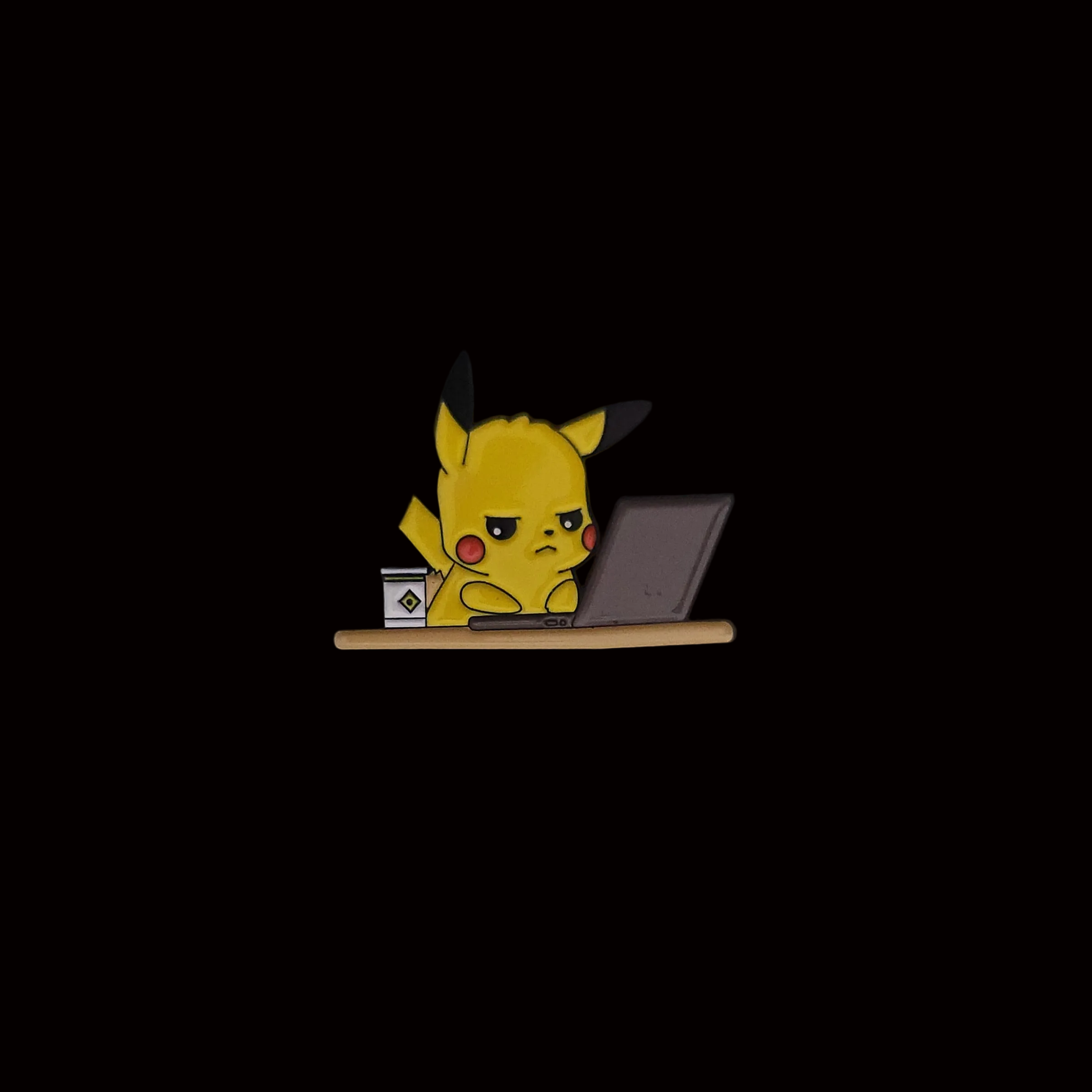 Pokemon Office Pikachu Pin