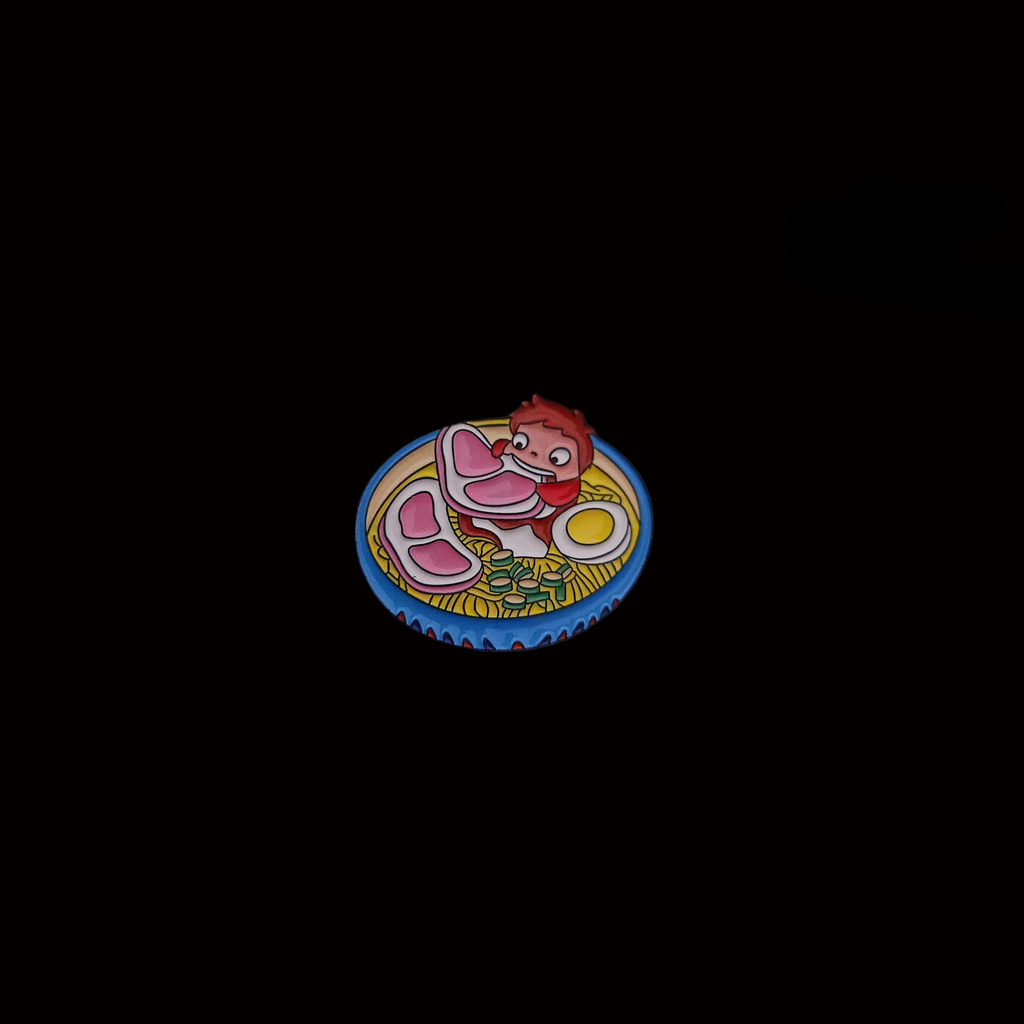 Ponyo Loves Ham Pin