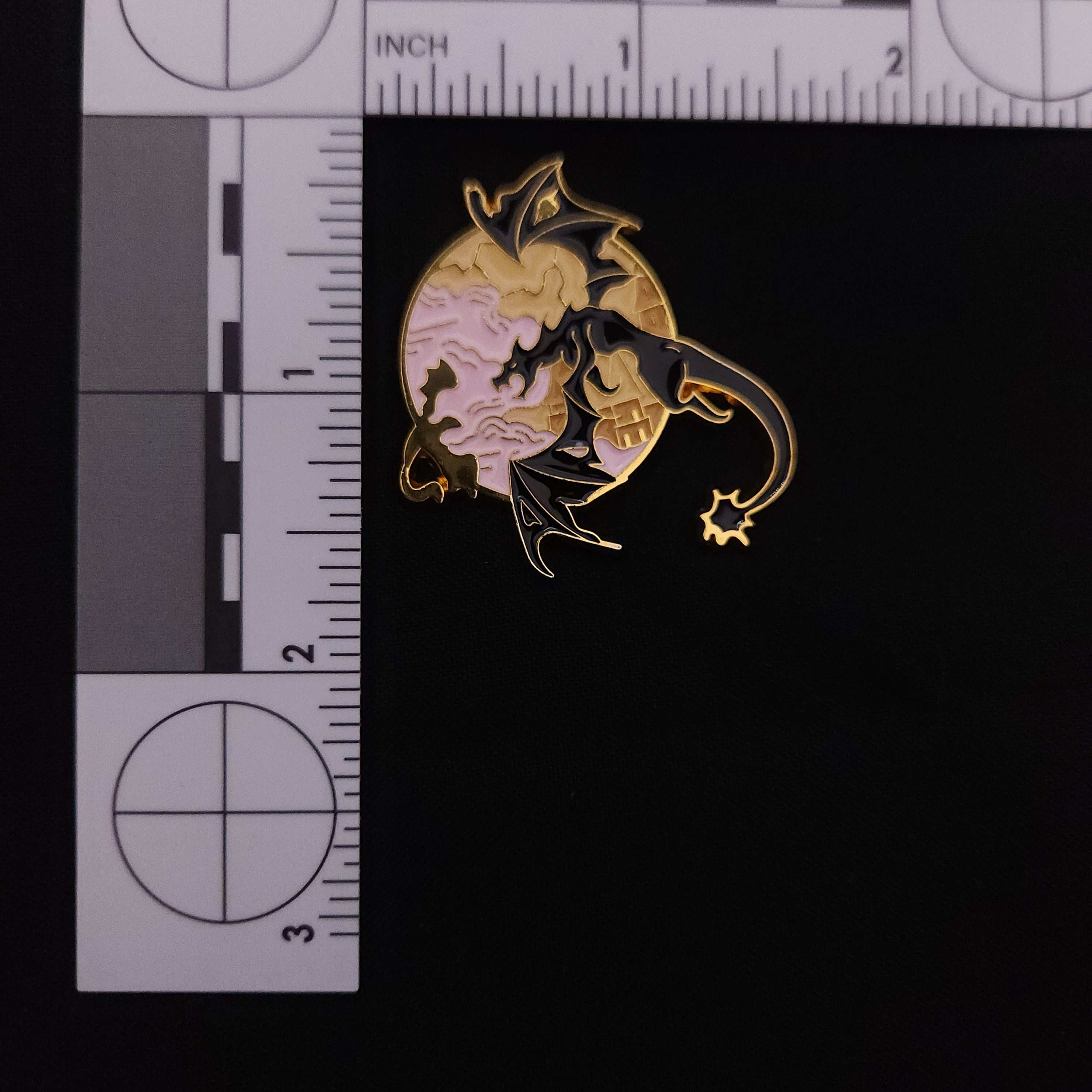 Black Dragon Pin
