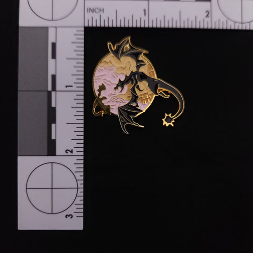 Black Dragon Pin