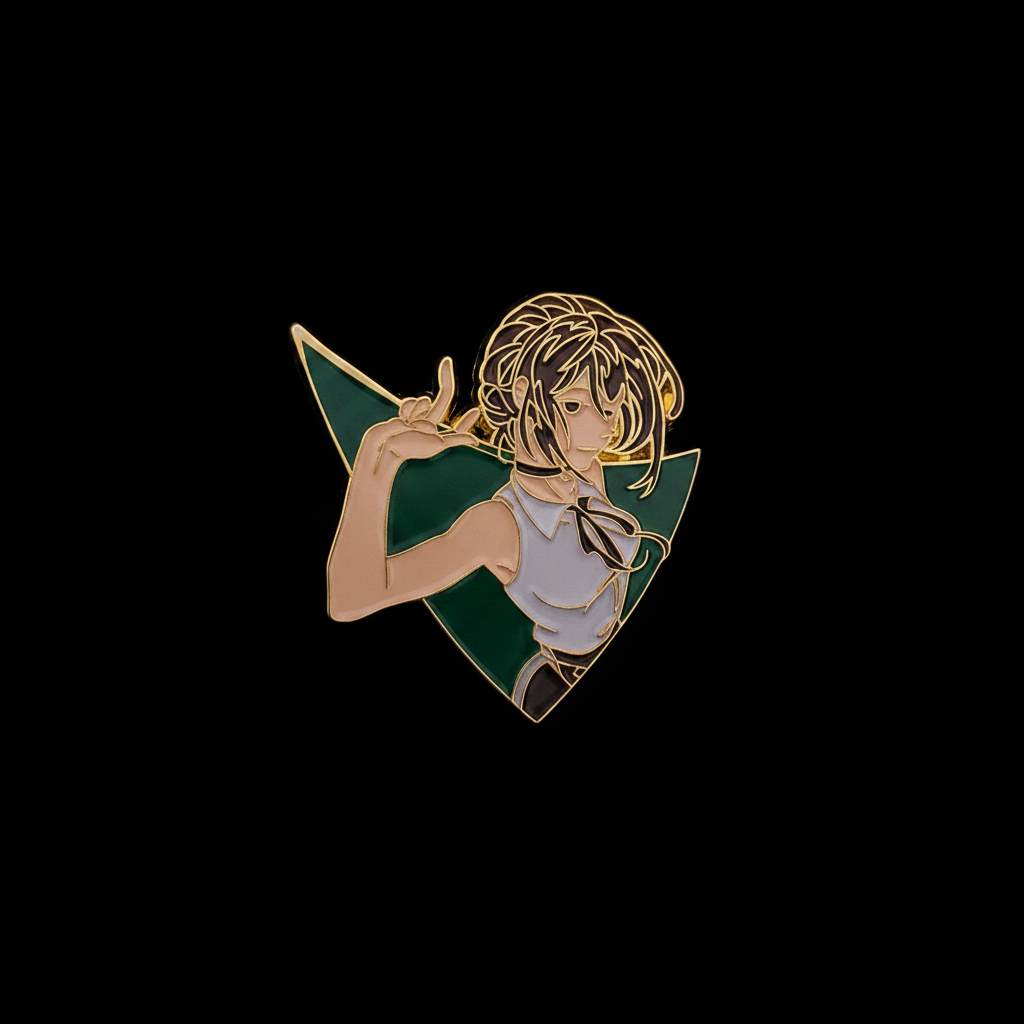 Chainsaw Man Reze Action Pin
