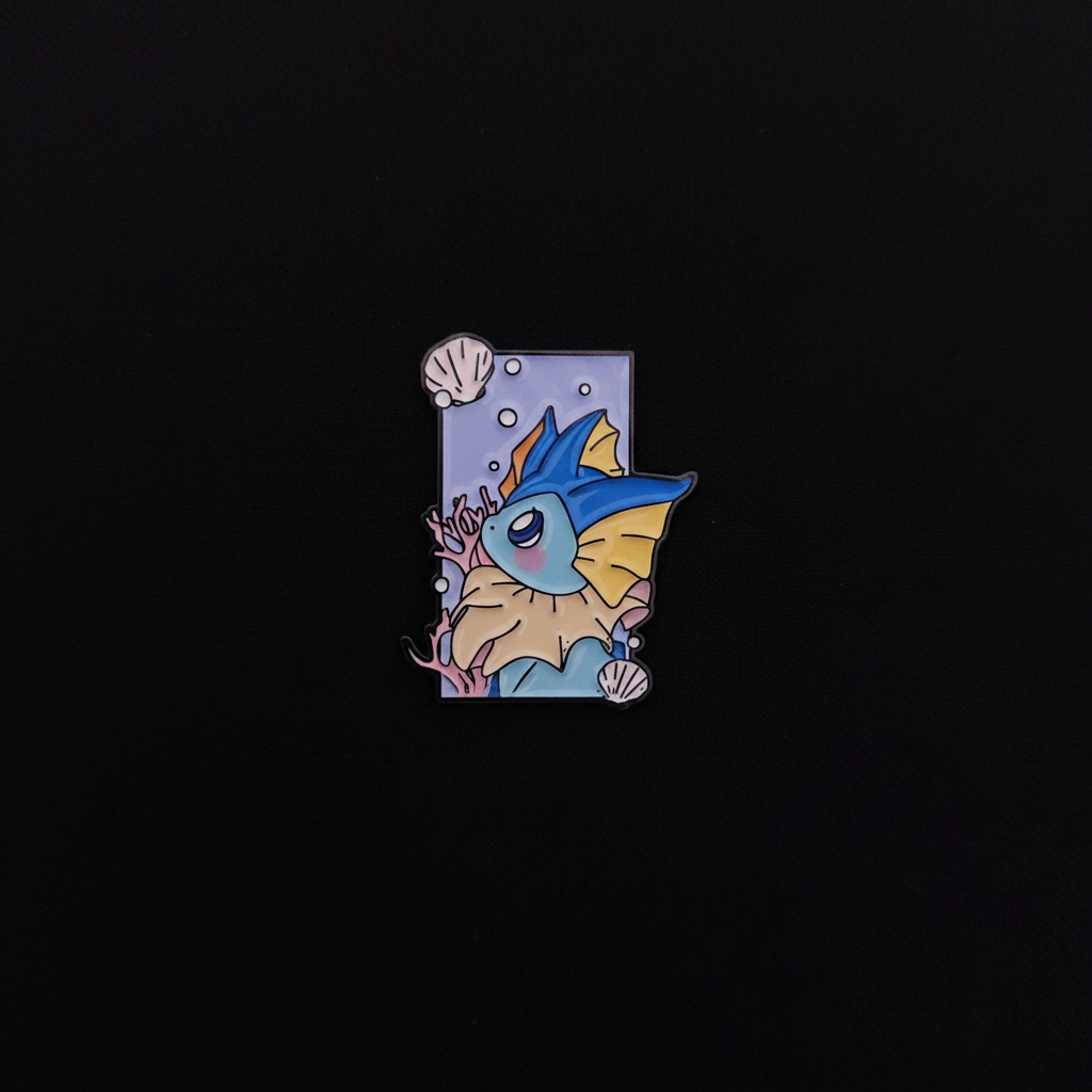 Pokemon Cute Vaporeon Pin