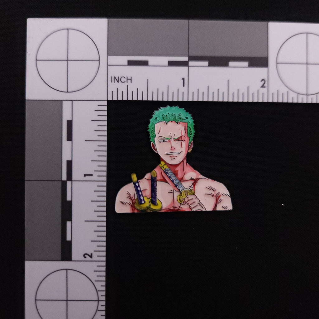One Piece Zoro Bust Pin
