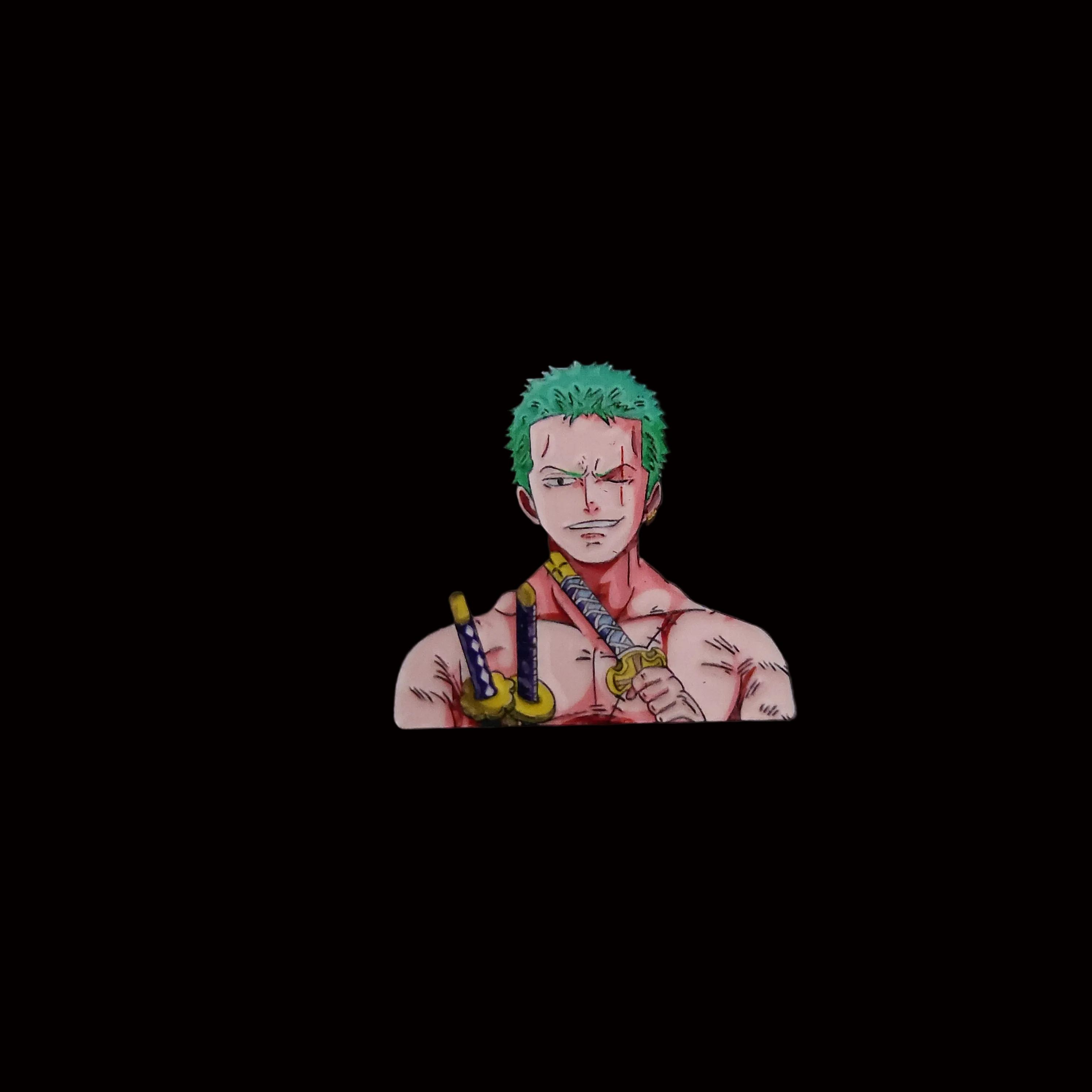 One Piece Zoro Bust Pin