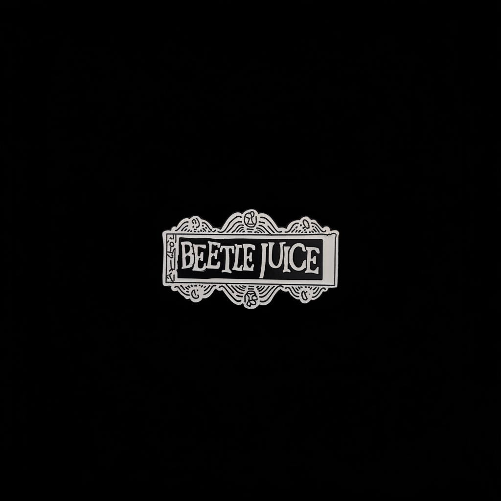 Beetlejuice Title Pin