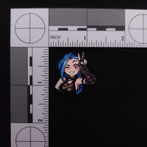 Arcane Cute Jinx Victory Pin