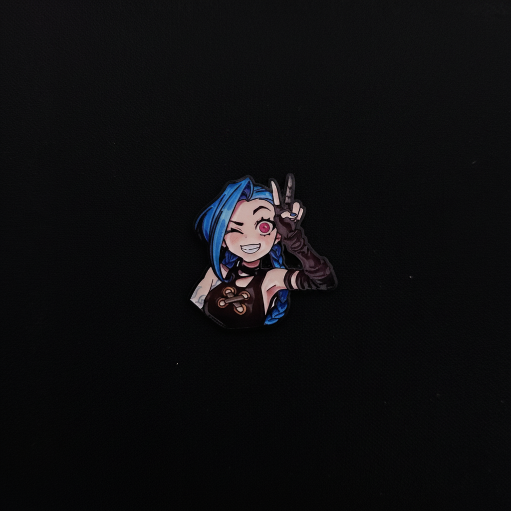 Arcane Cute Jinx Victory Pin