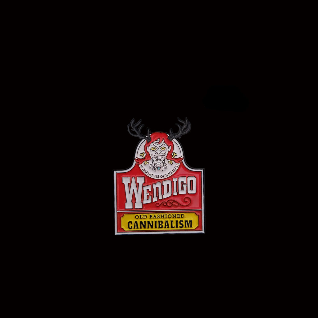 Horror Wendigo Pin