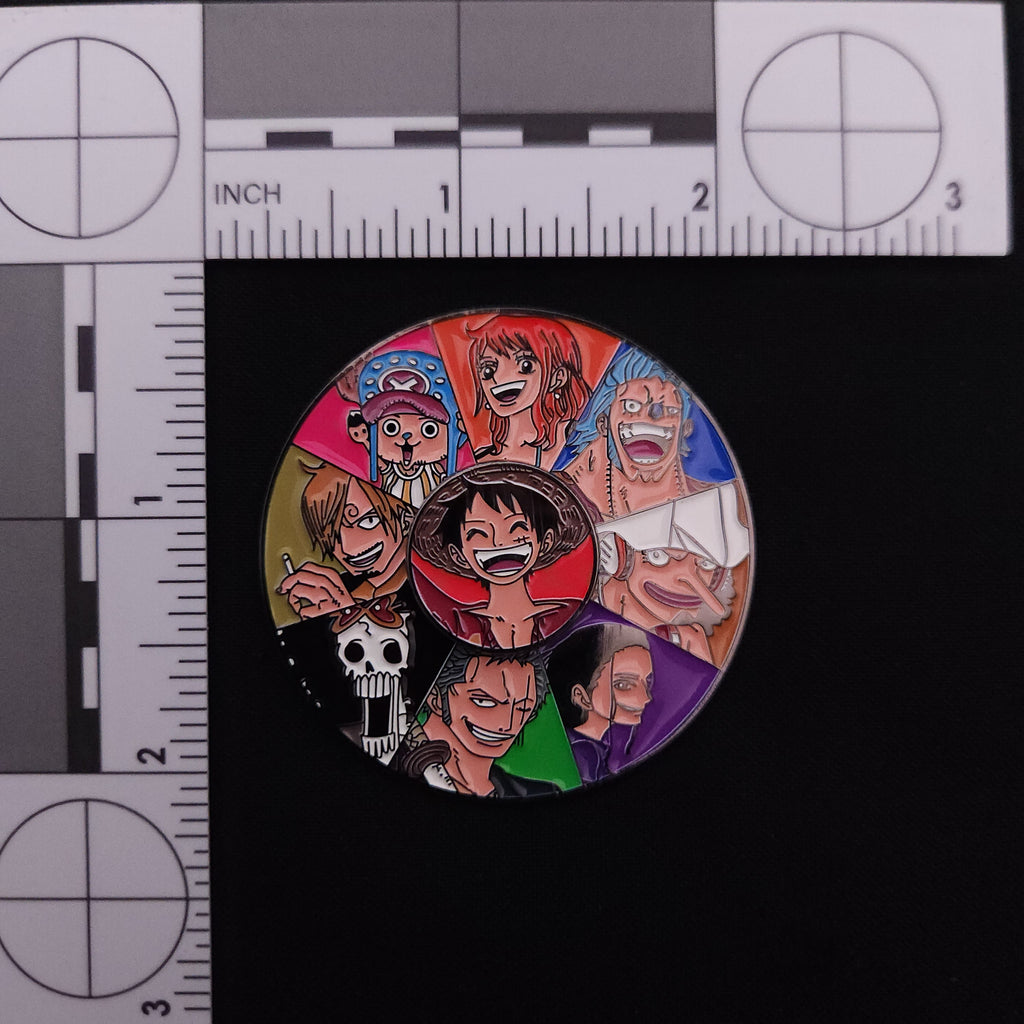 One Piece Crew Color Wheel Pin