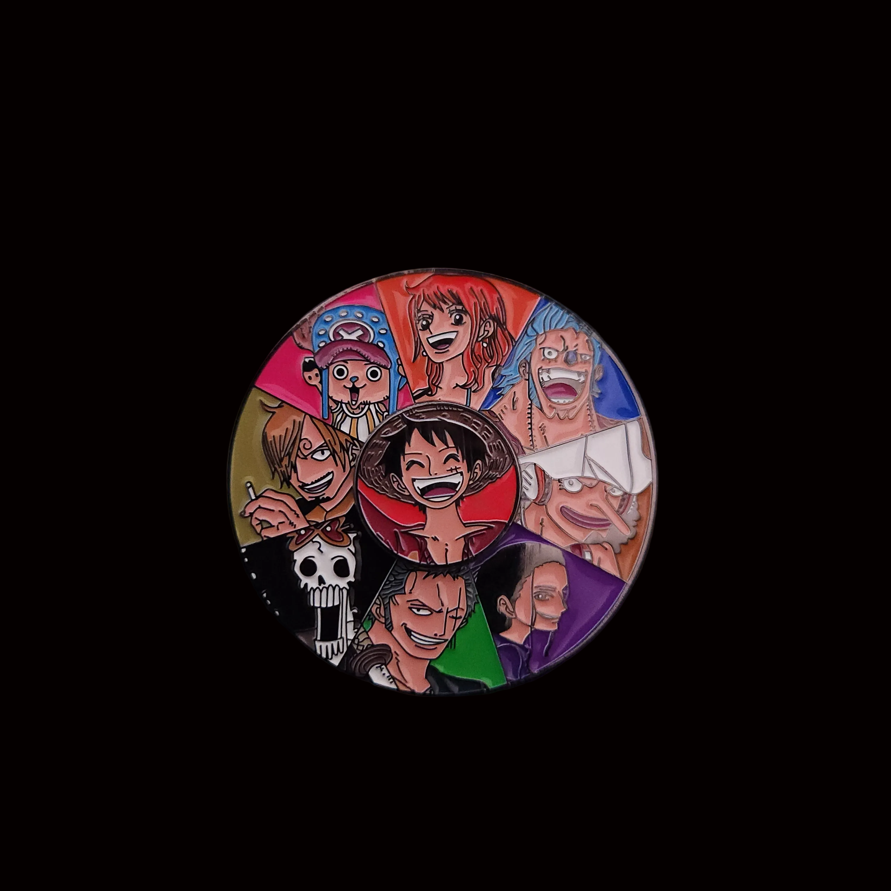 One Piece Crew Color Wheel Pin