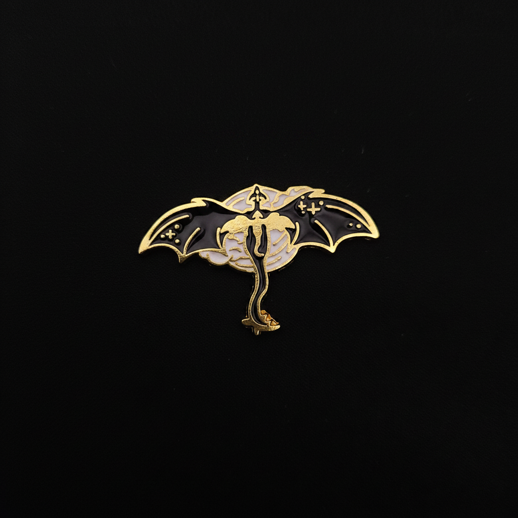 Black Dragon Flight Pin