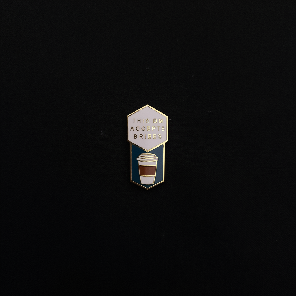 D&D Bribery Pin