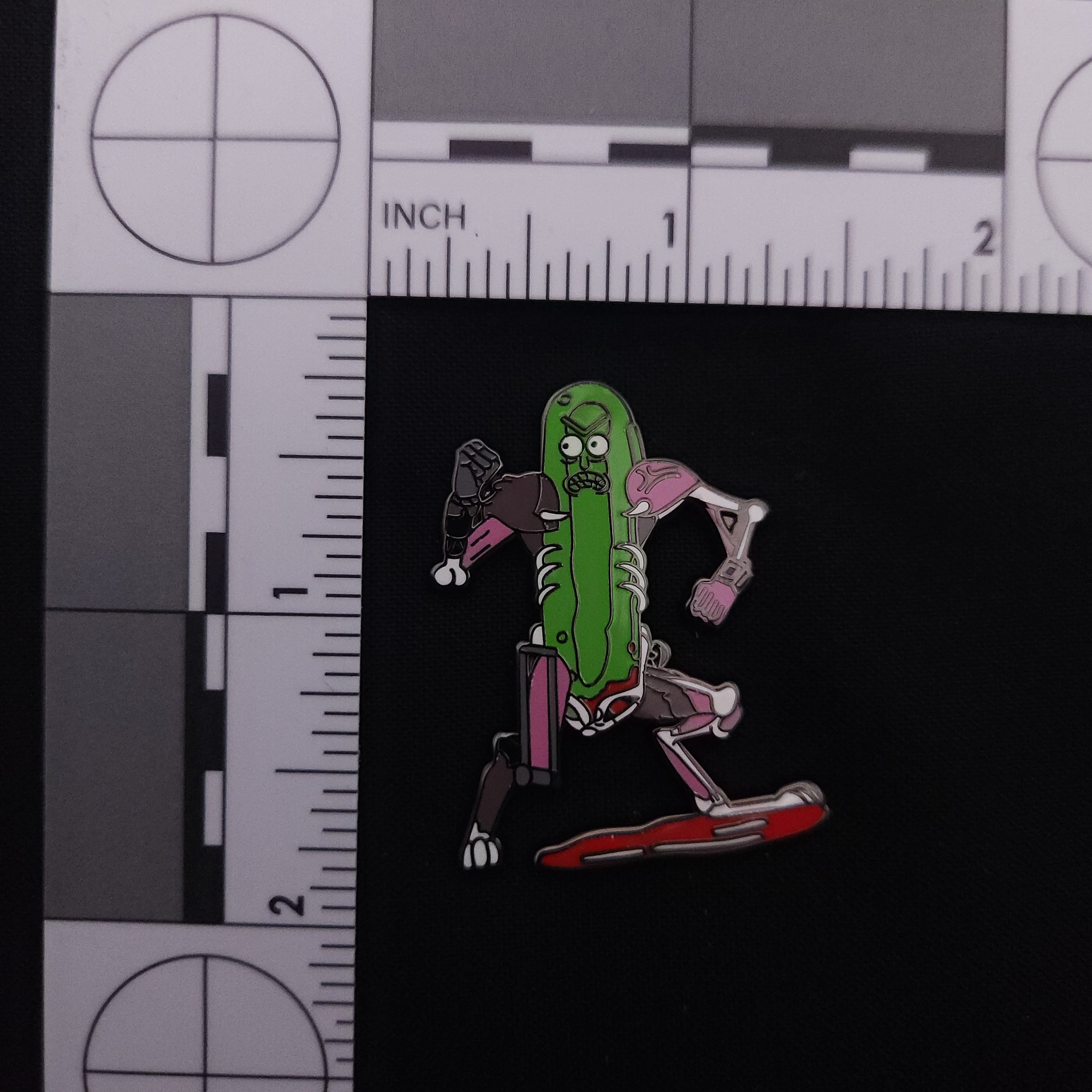 Rick and Morty Pickle Rick Action Pin