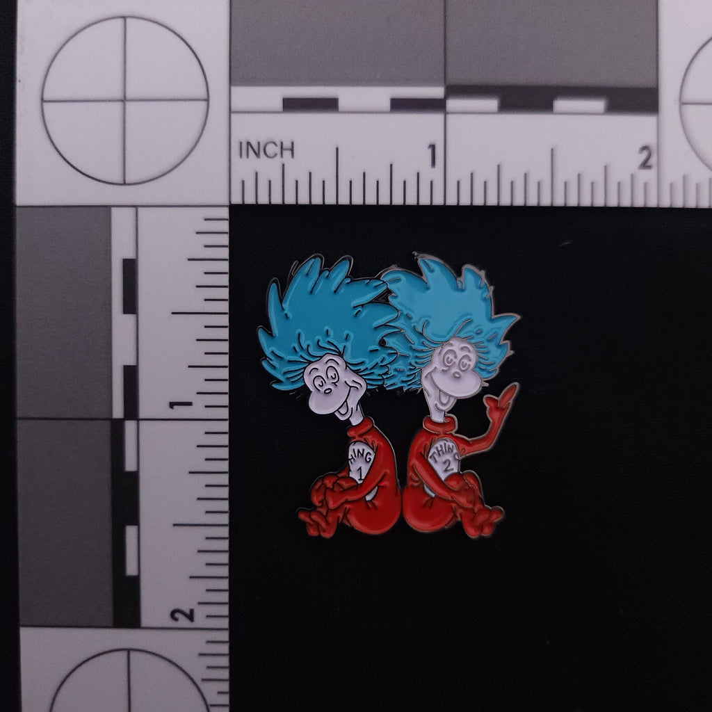 Dr Seuss Thing 1 and Thing 2 Pin