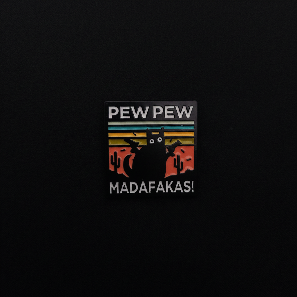 Cats Pew Pew Pin