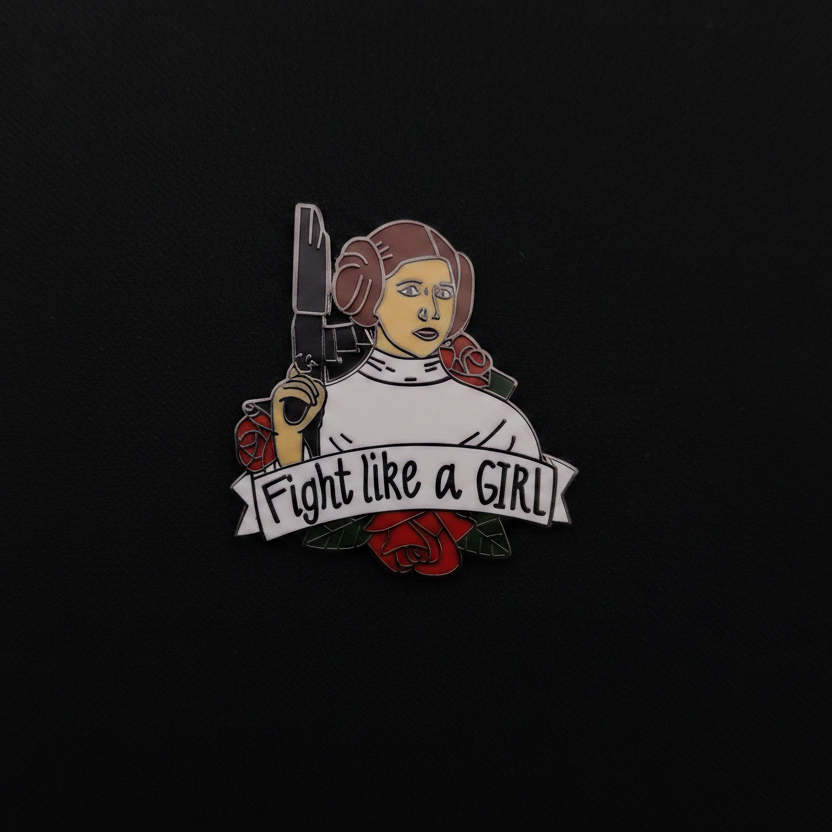 Star Wars Fight Like a Girl Pin