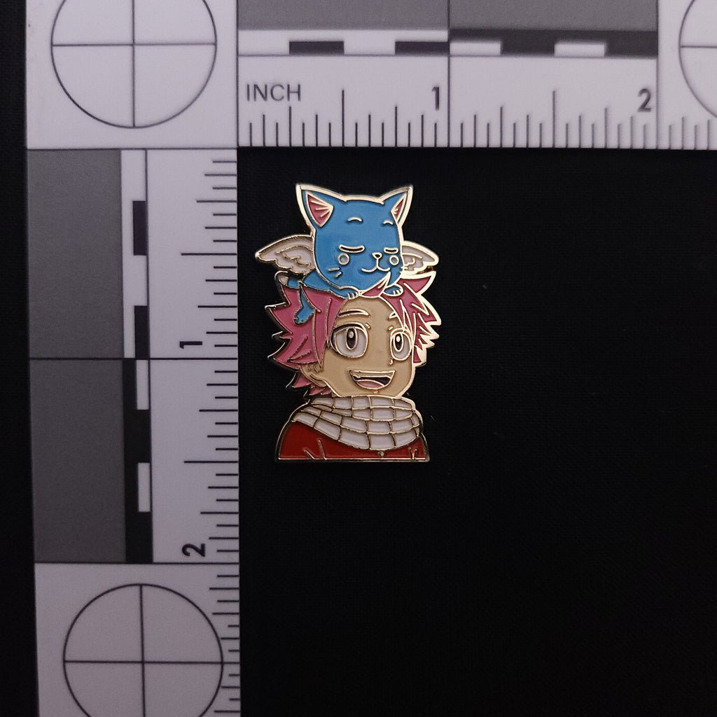 Fairy Tail Natsu and Happy Pin