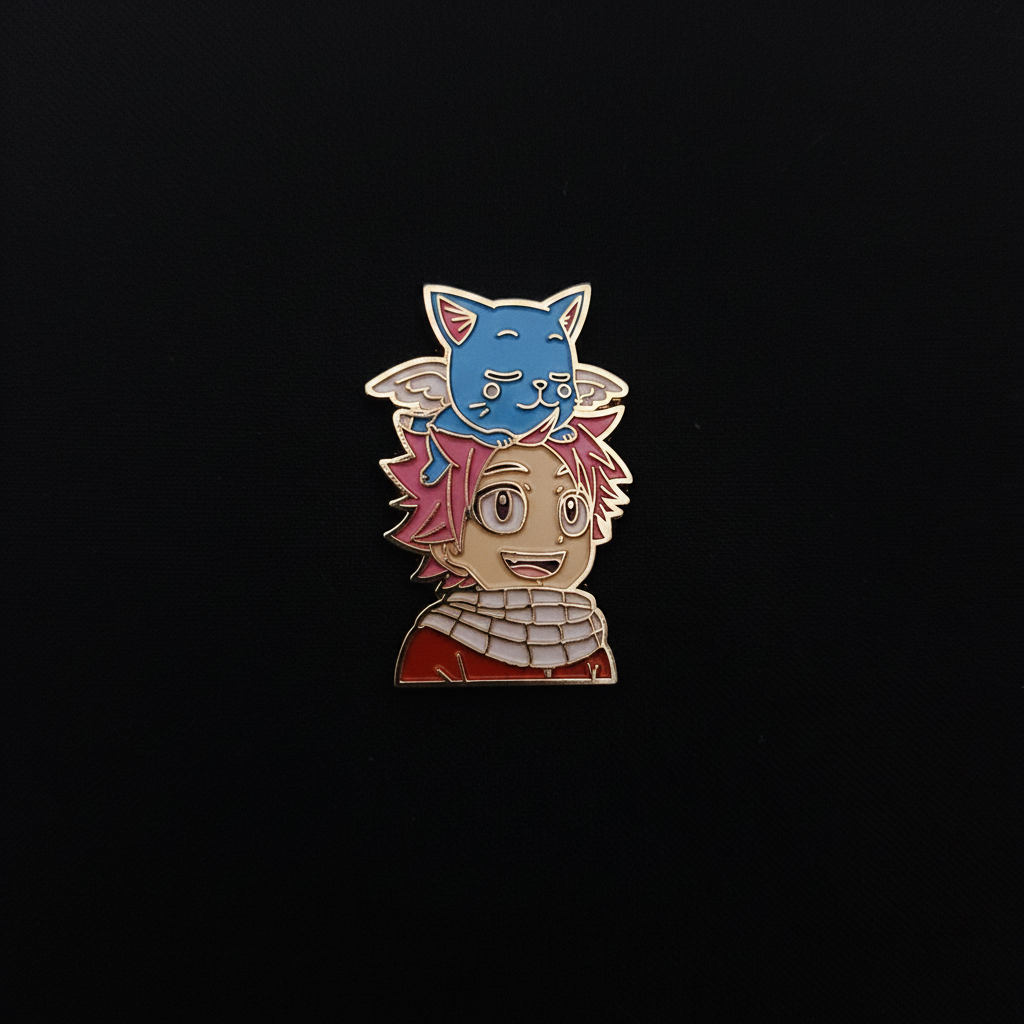 Fairy Tail Natsu and Happy Pin