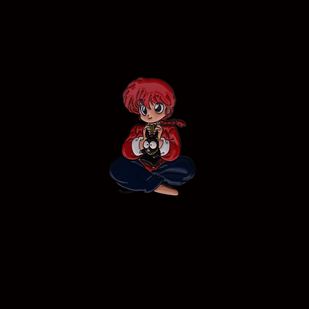 Ranma ½ Ranma Holding P-Chan Pin