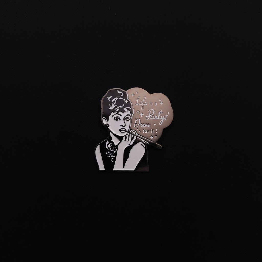 Audrey Hepburn Pin