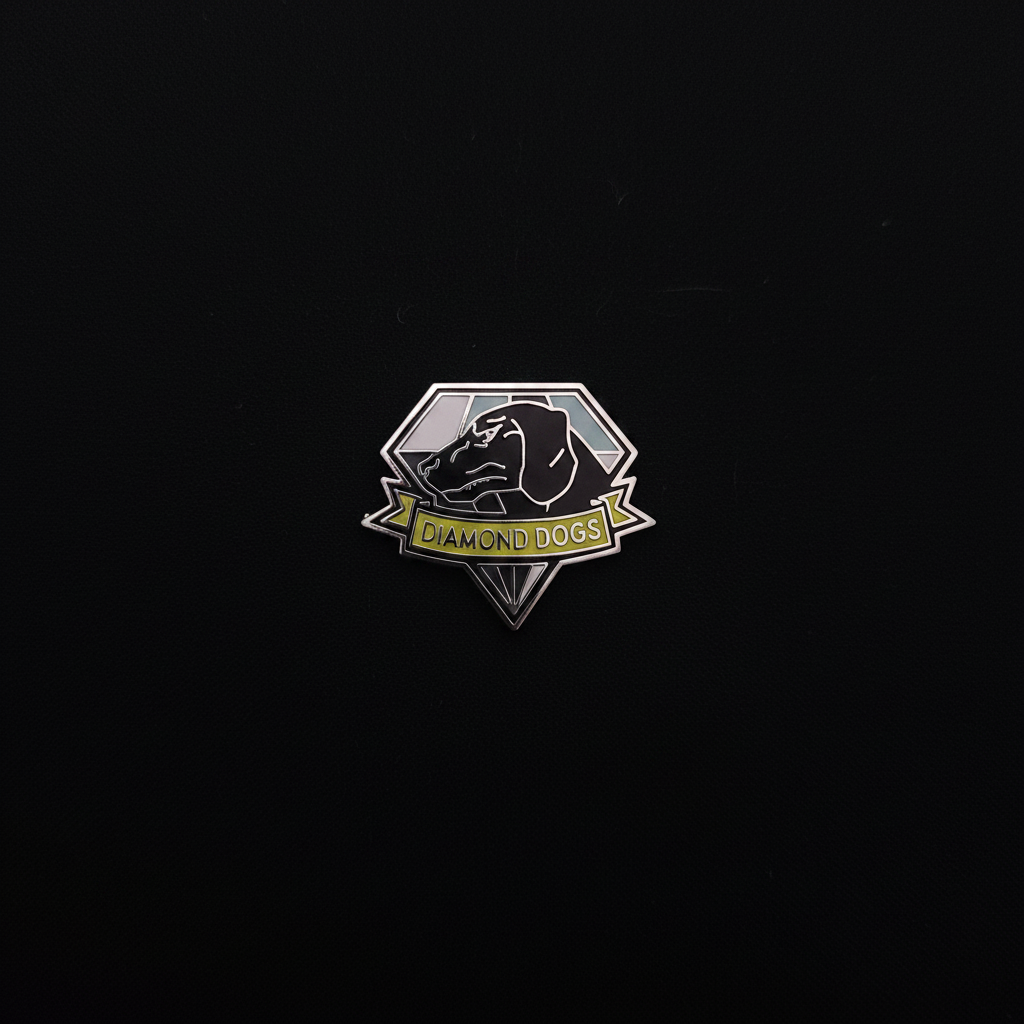 Metal Gear Solid Diamond Dogs Pin