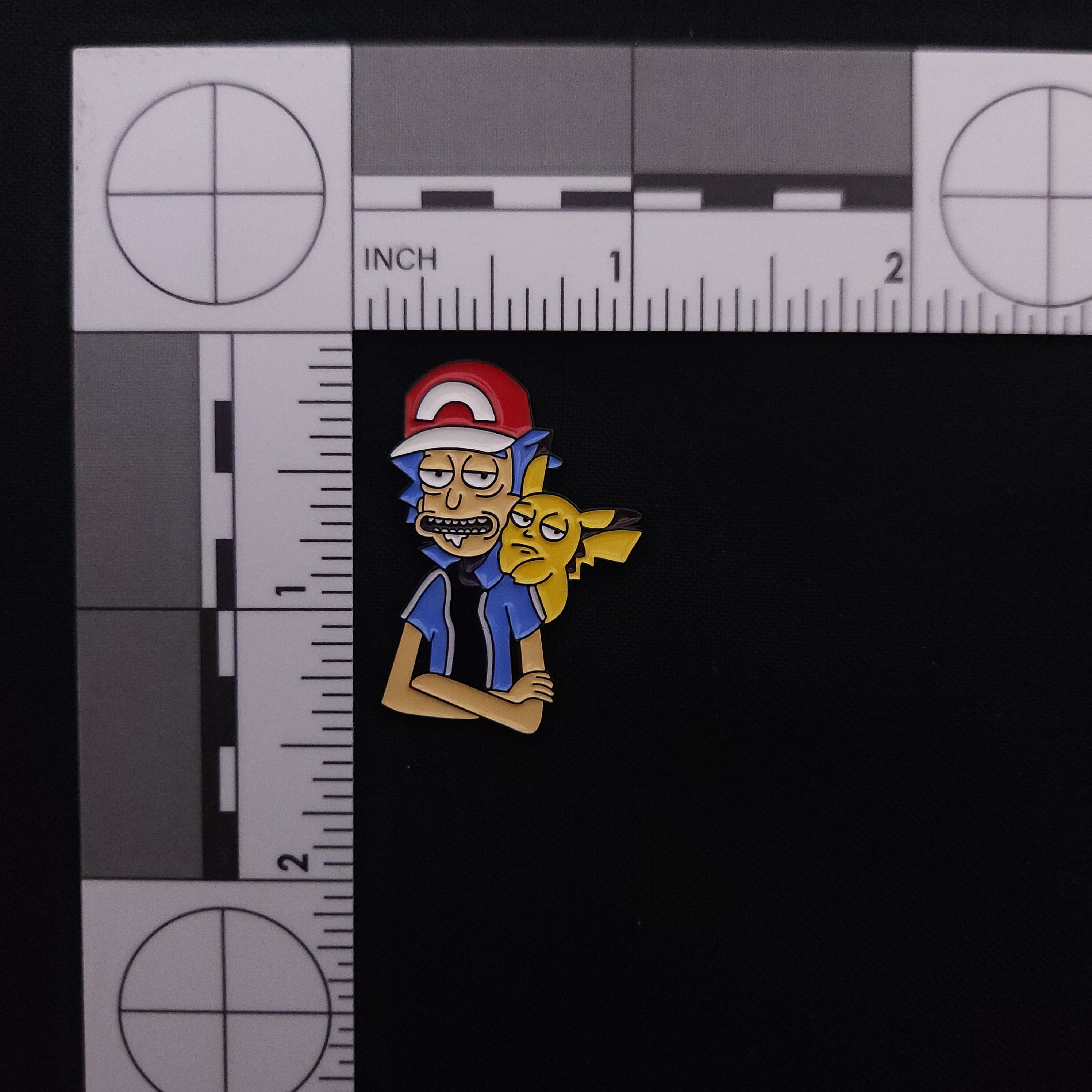 Rick and Morty Pokemon Trainer Pin
