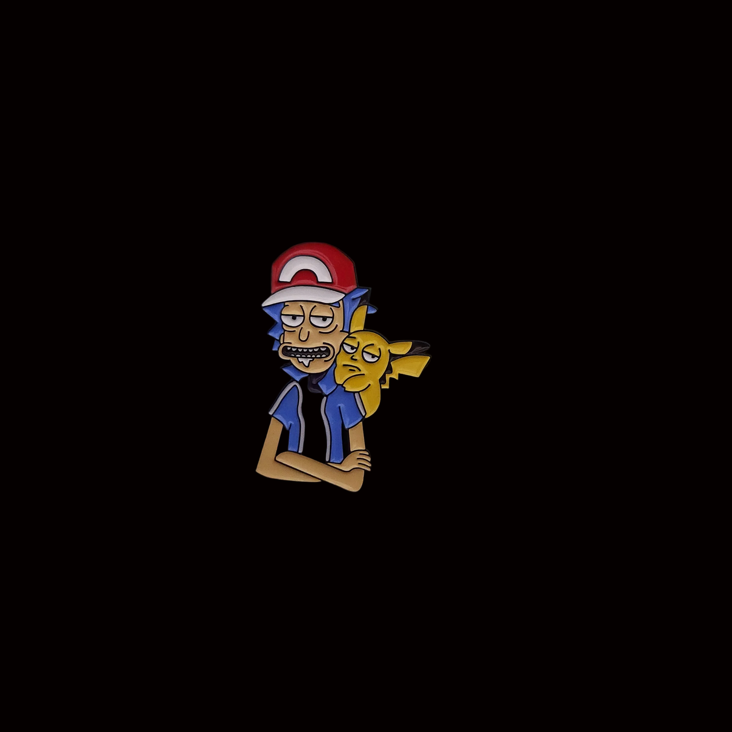 Rick and Morty Pokemon Trainer Pin