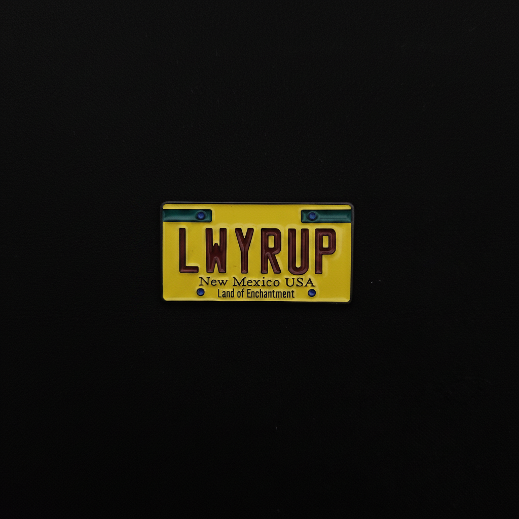 Better Call Saul License Plate Pin