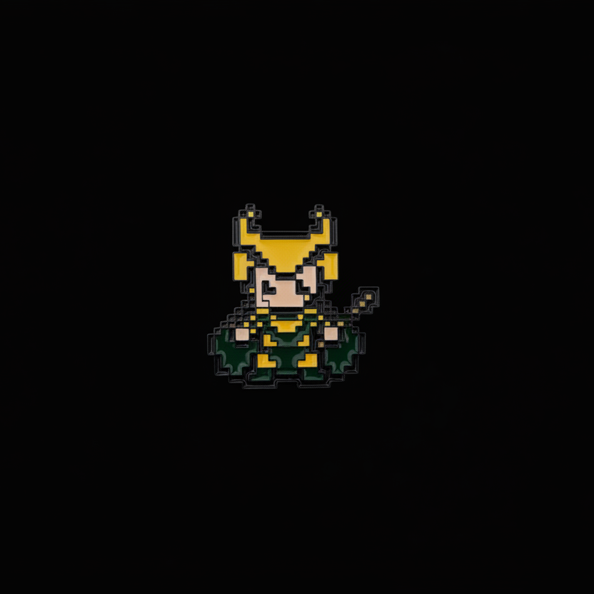Marvel 8-Bit Character Pins