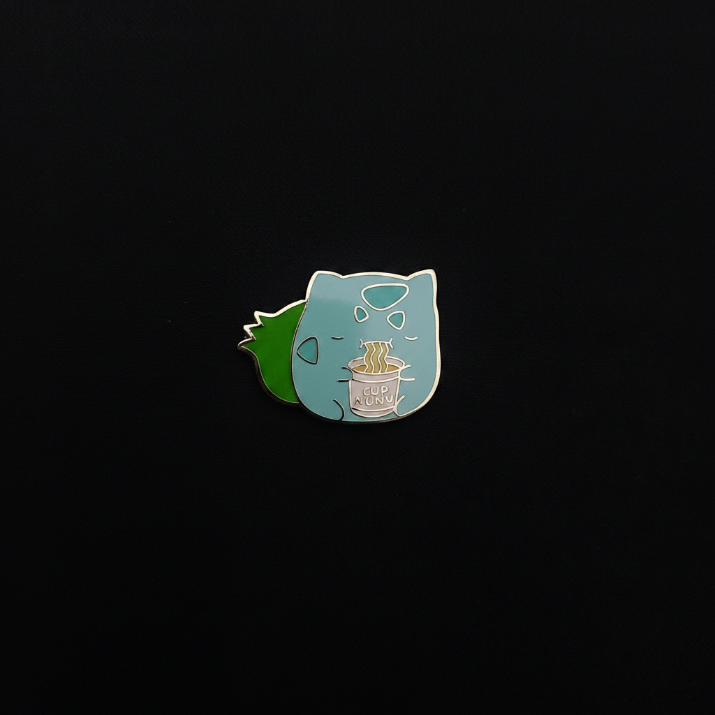 Pokemon Bulbasaur Noodles Pin