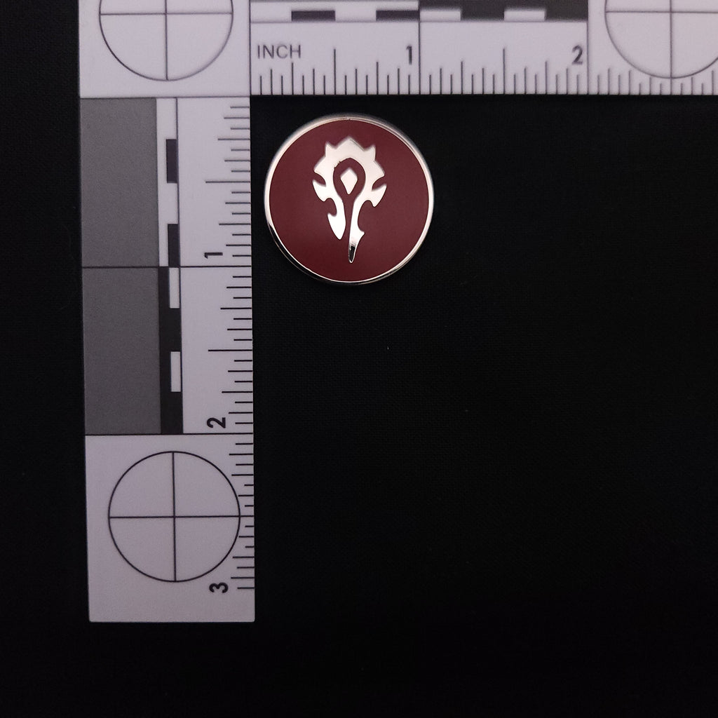World of Warcraft Horde Shield Pin