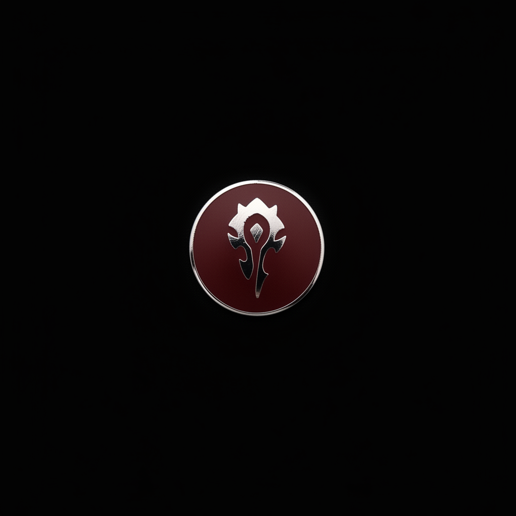 World of Warcraft Horde Shield Pin