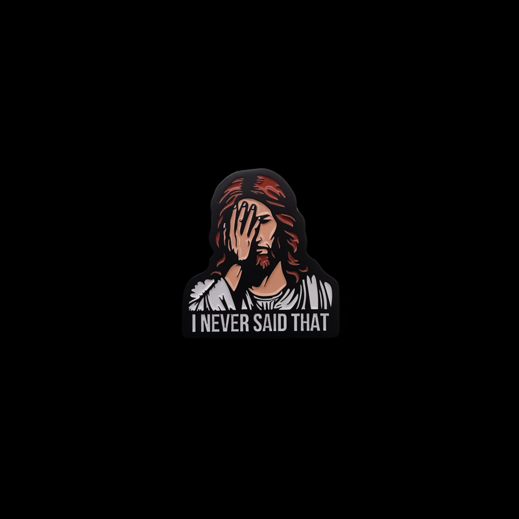 “I Never Said That” Pin