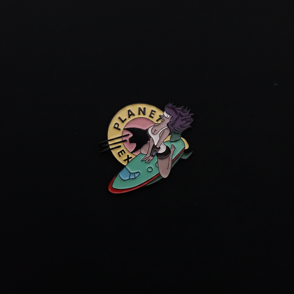 Futurama Leela Planet Express Pinup Pin